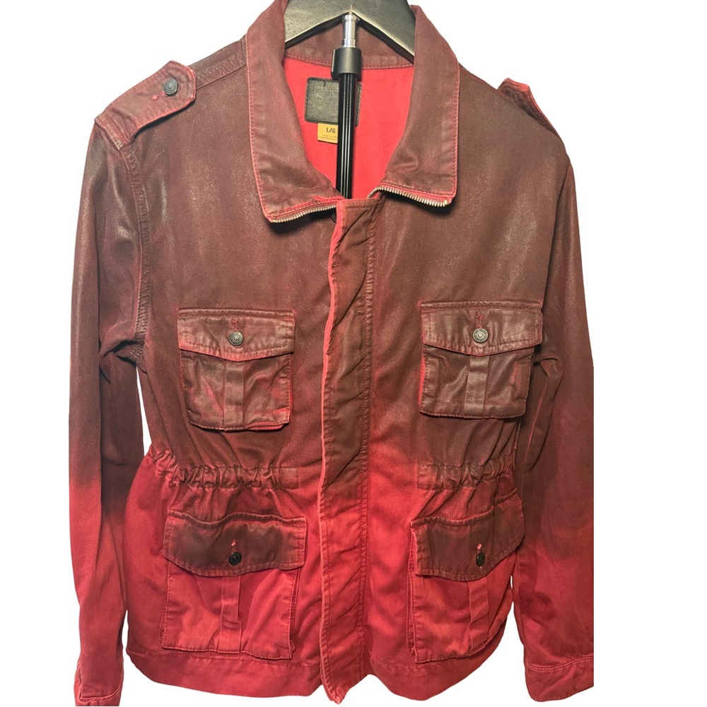 True Religion Ombre Red Isabelle Jacket